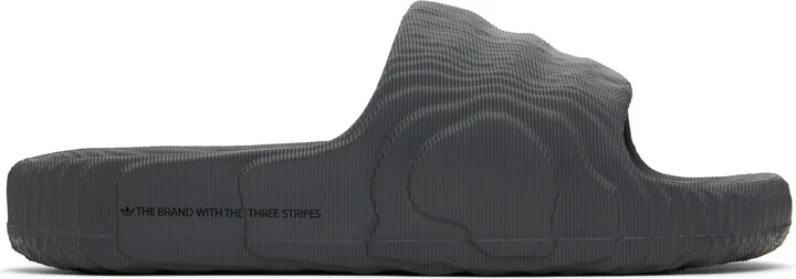 adidas Originals Gray Adilette 22 Pool Slides