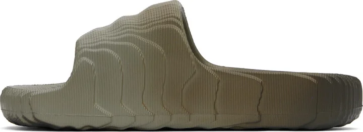 adidas Originals Gray Adilette 22 Slides - Image 3