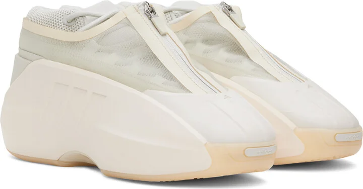 adidas Originals Gray & Beige Crazy Iiinfinity Sneakers - Image 4