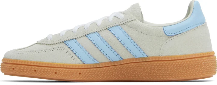 adidas Originals Gray & Blue Handball Spezial Sneakers - Image 3