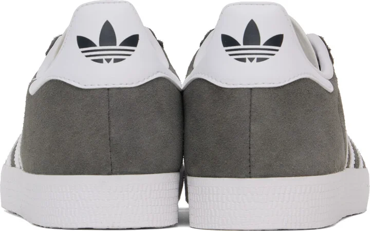 adidas Originals Gray Gazelle Sneakers - Image 2