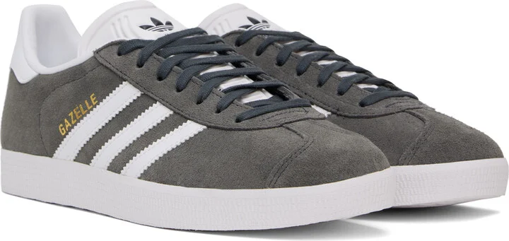 adidas Originals Gray Gazelle Sneakers - Image 4