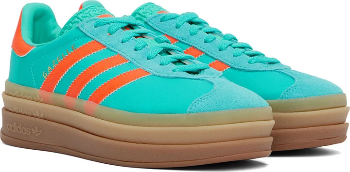 adidas Originals Green Gazelle Bold Sneakers - Image 4