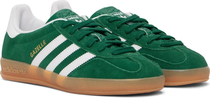 adidas Originals Green Gazelle Indoor Sneakers - Image 4