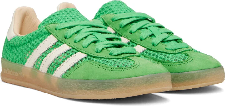 adidas Originals Green Gazelle Indoor Sneakers - Image 4