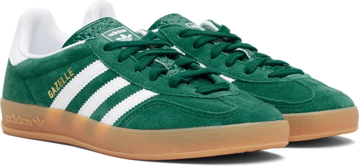 adidas Originals Green Gazelle Indoor Sneakers - Image 4