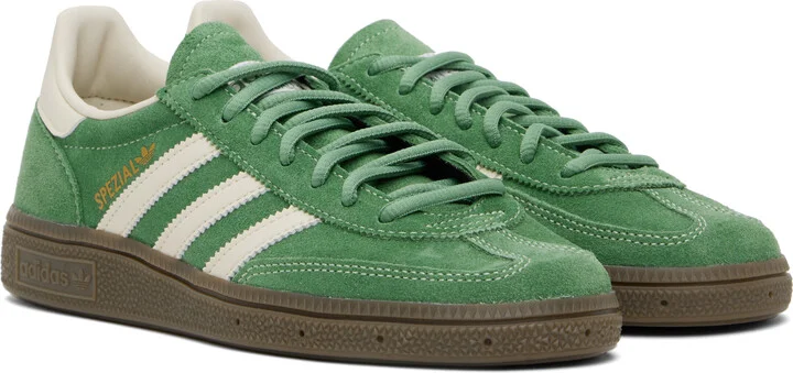 adidas Originals Green Handball Spezial Sneakers - Image 4