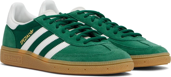adidas Originals Green Handball Spezial Sneakers - Image 4
