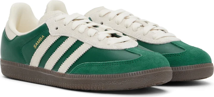 adidas Originals Green Samba OG Sneakers - Image 4