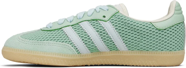 adidas Originals Green Samba OG Sneakers - Image 3