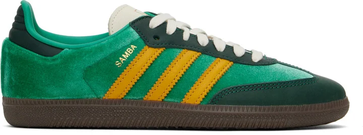 adidas Originals Green Samba OG Sneakers