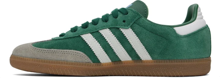 adidas Originals Green Samba Originals Sneakers - Image 3
