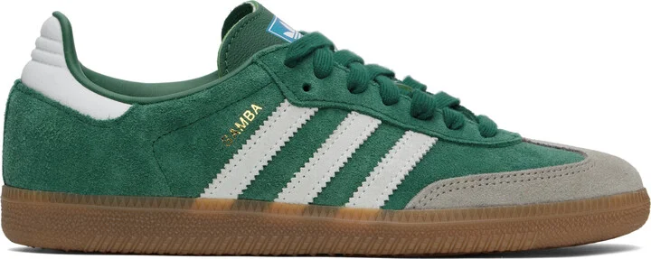 adidas Originals Green Samba Originals Sneakers