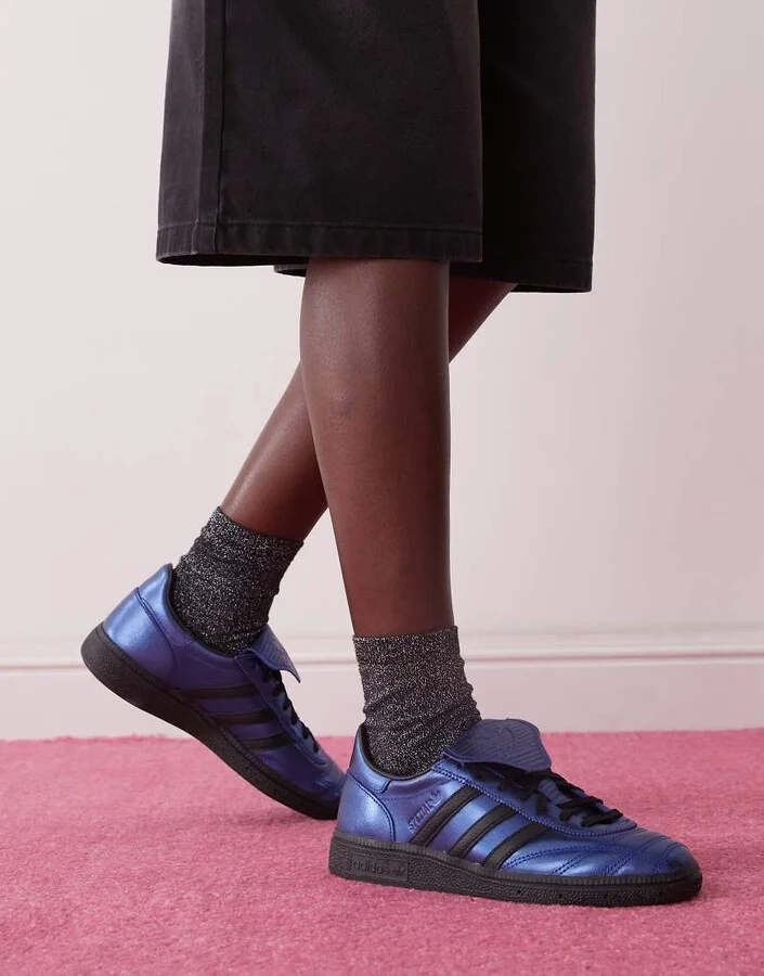 adidas Originals Hanball Spezial sneakers in metallic blue