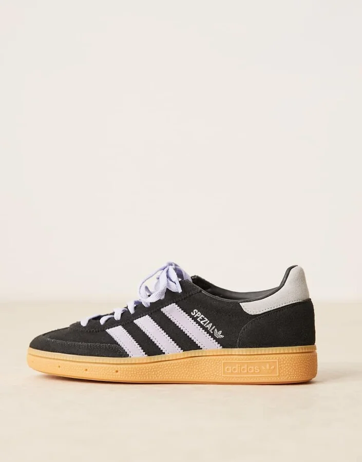 adidas Originals Handball Spezial sneakers in black and blue - Image 4