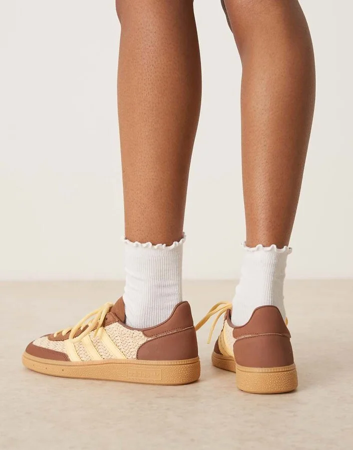 adidas Originals Handball Spezial sneakers in brown and orange - Image 4