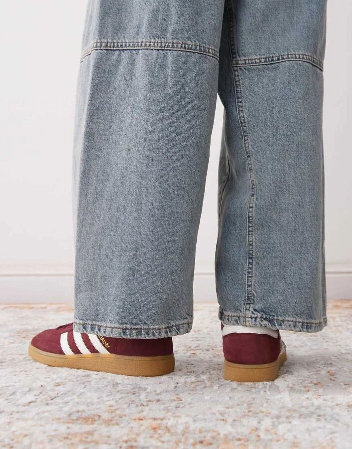 adidas Originals Handball Spezial sneakers in burgundy - Image 3