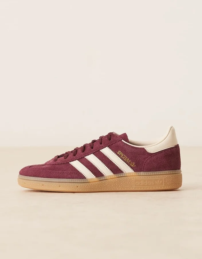 adidas Originals Handball Spezial sneakers in burgundy - Image 2