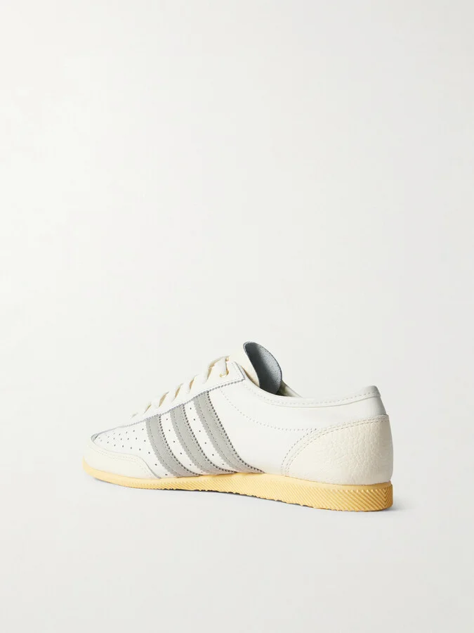 adidas Originals - Japan Decon W Perforated Suede-trimmed Leather Sneakers - Off-white - Image 3