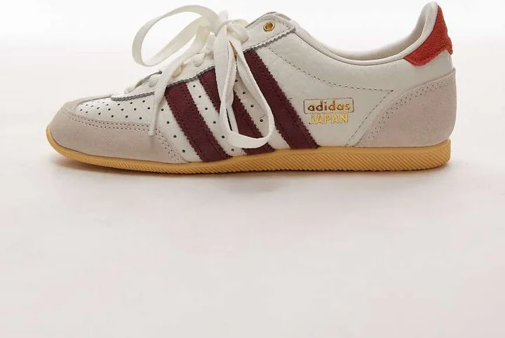 adidas Originals Japan low sneakers in white and brown - Image 2