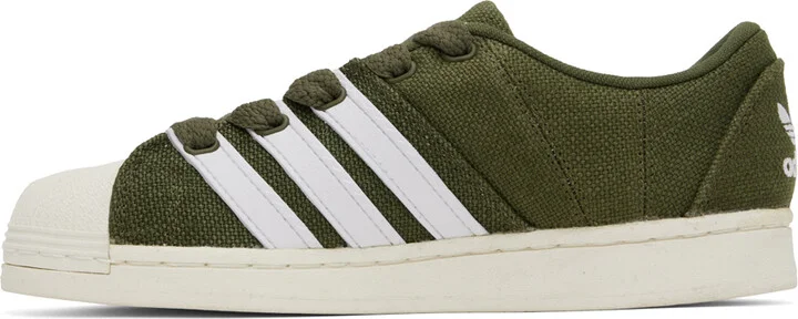 adidas Originals Khaki Superstar Supermodified Sneakers - Image 3