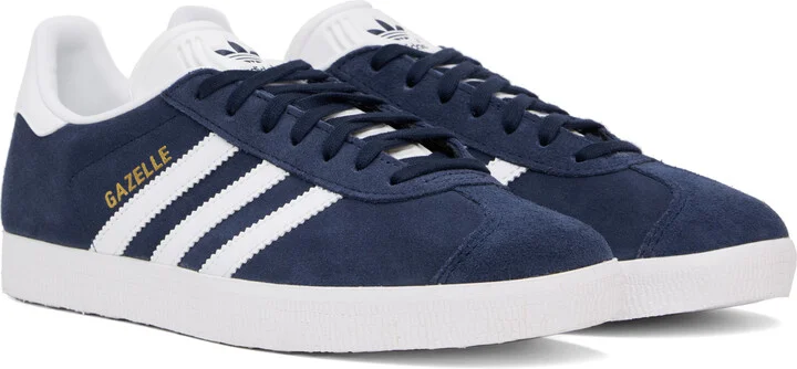 adidas Originals Navy Gazelle Sneakers - Image 4