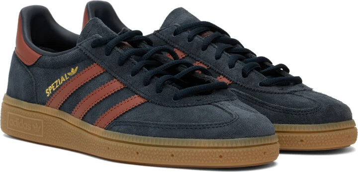 adidas Originals Navy Handball Spezial Sneakers - Image 4