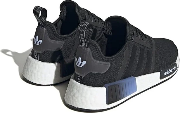 adidas Originals Nmd-R1 Women's Shoes Black/White/Blue Dawn : 7.5 B - Medium - Image 4