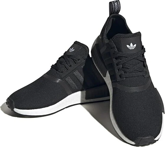 adidas Originals Nmd-R1 Women's Shoes Black/White/Blue Dawn : 7.5 B - Medium - Image 5