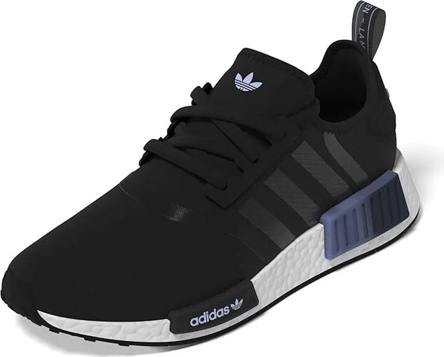 adidas Originals Nmd-R1 Women's Shoes Black/White/Blue Dawn : 7.5 B - Medium