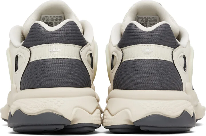 adidas Originals Off-White & Gray Oztral Sneakers - Image 2