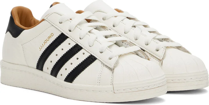 adidas Originals Off-White JJJJound Edition Superstar 82 Sneakers - Image 4
