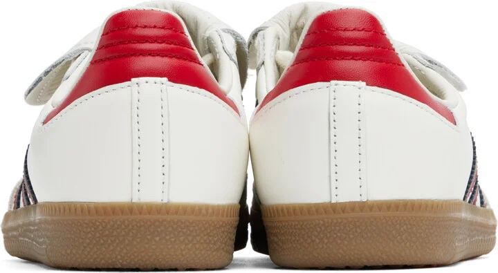 adidas Originals Off-White Samba Long Tongue Sneakers - Image 2