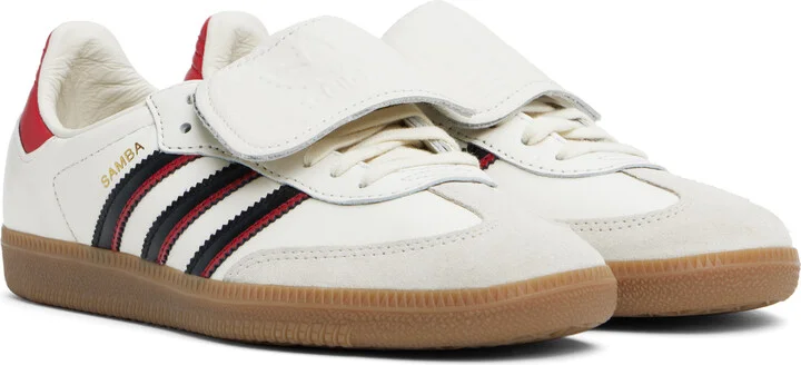 adidas Originals Off-White Samba Long Tongue Sneakers - Image 4