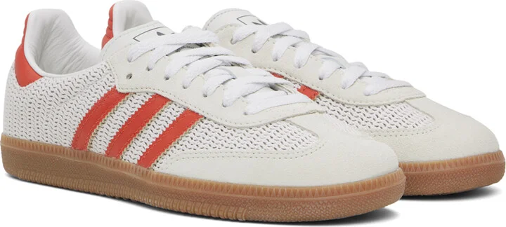 adidas Originals Off-White Samba OG Sneakers - Image 4