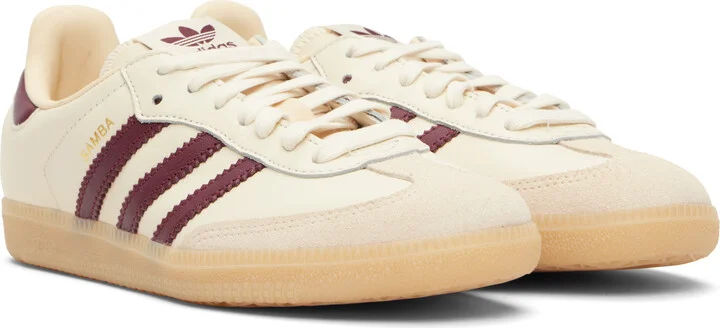 adidas Originals Off-White Samba OG Sneakers - Image 4