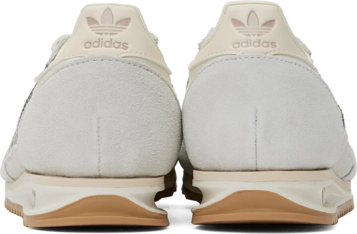 adidas Originals Off-White & Taupe SL 72 OG Sneakers - Image 2
