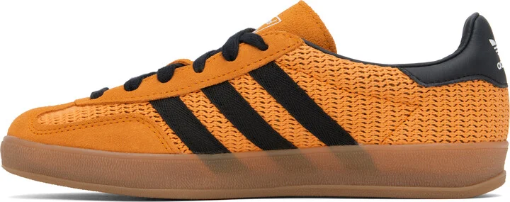 adidas Originals Orange Gazelle Indoor Sneakers - Image 3