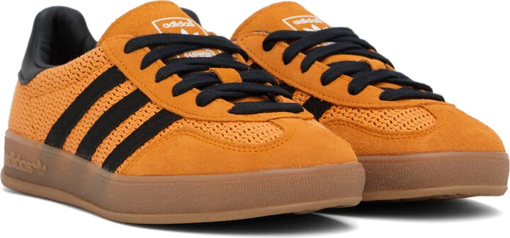 adidas Originals Orange Gazelle Indoor Sneakers - Image 4