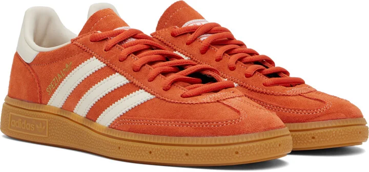 adidas Originals Orange Handball Spezial Sneakers - Image 4