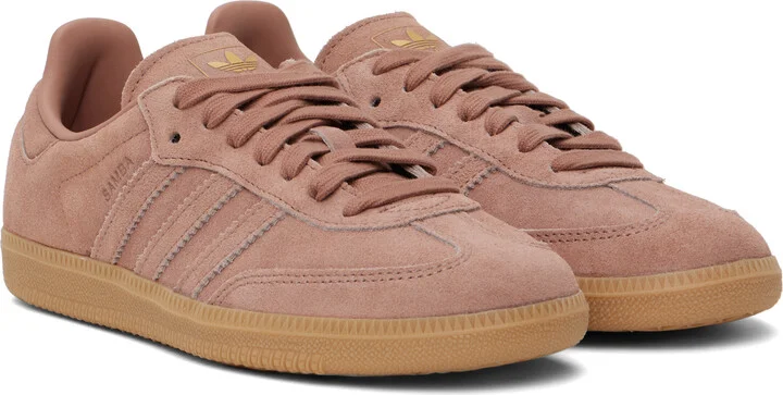 adidas Originals Pink Samba OG Sneakers - Image 4