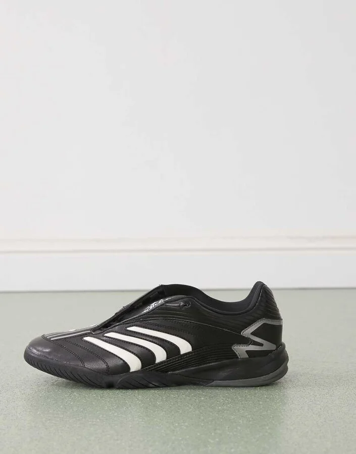 adidas Originals Predator Sala sneakers in black and silver - Image 2