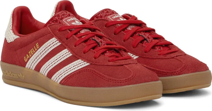 adidas Originals Red Gazelle Indoor Sneakers - Image 4