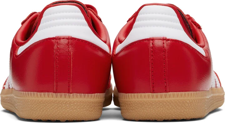 adidas Originals Red Samba OG Sneakers - Image 2