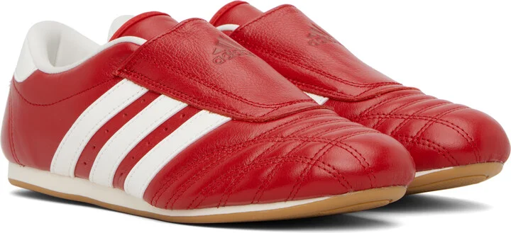 adidas Originals Red Taekwondo Sneakers - Image 4