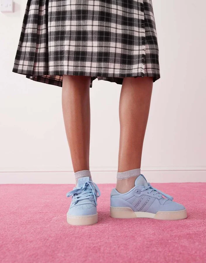 adidas Originals Rivarly Lux Low sneakers in light blue