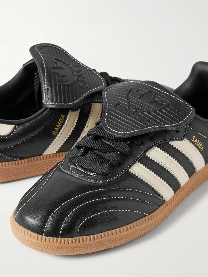 adidas Originals - Samba Lt Leather Sneakers - Black - Image 4