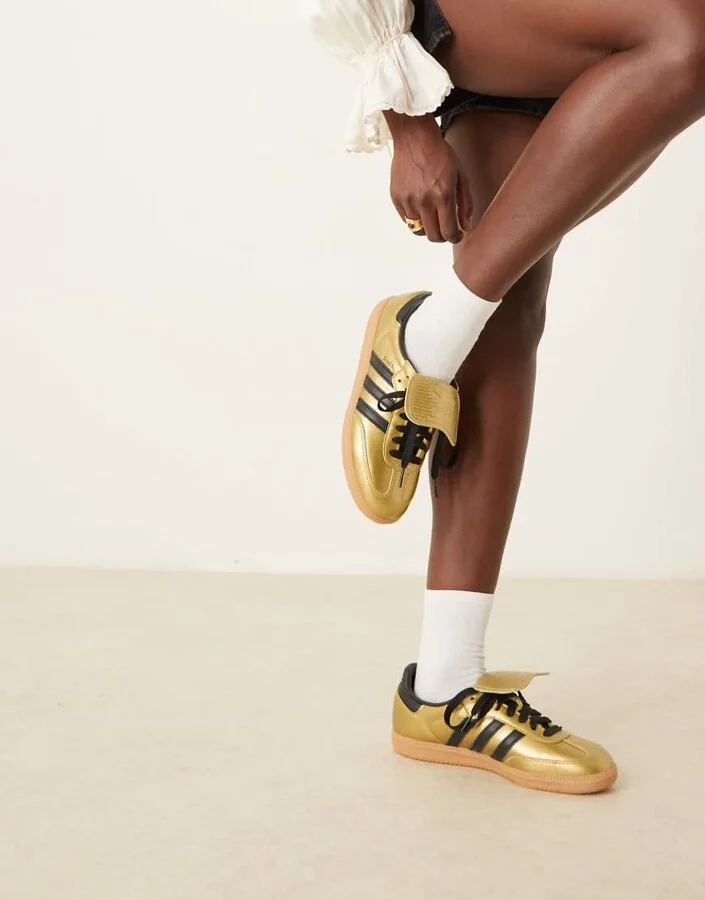 adidas Originals Samba LT sneakers in metallic gold - Image 3