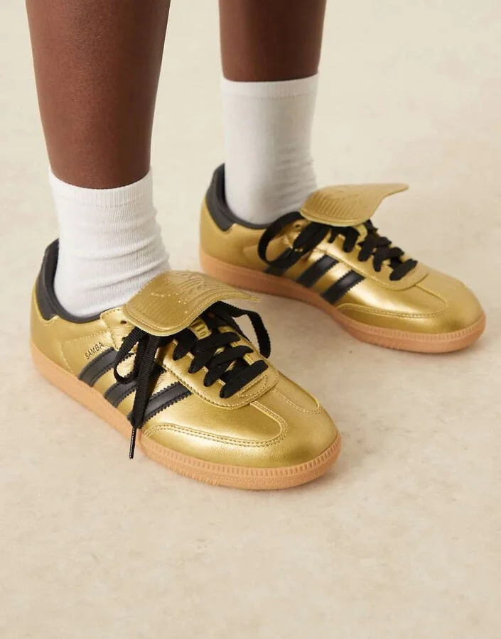adidas Originals Samba LT sneakers in metallic gold - Image 4