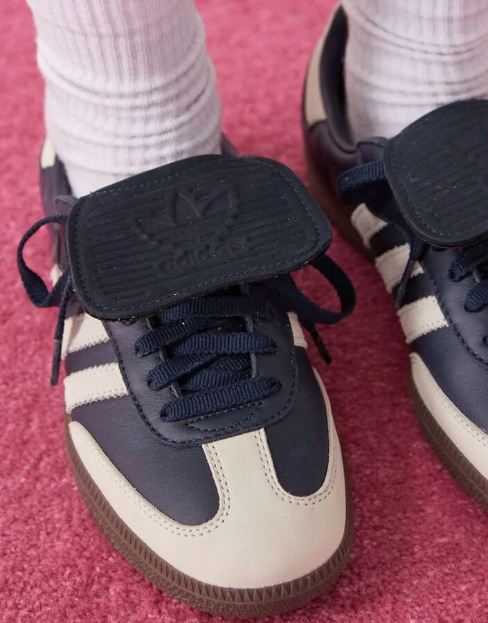 adidas Originals Samba LT sneakers in navy and ivory - Image 3